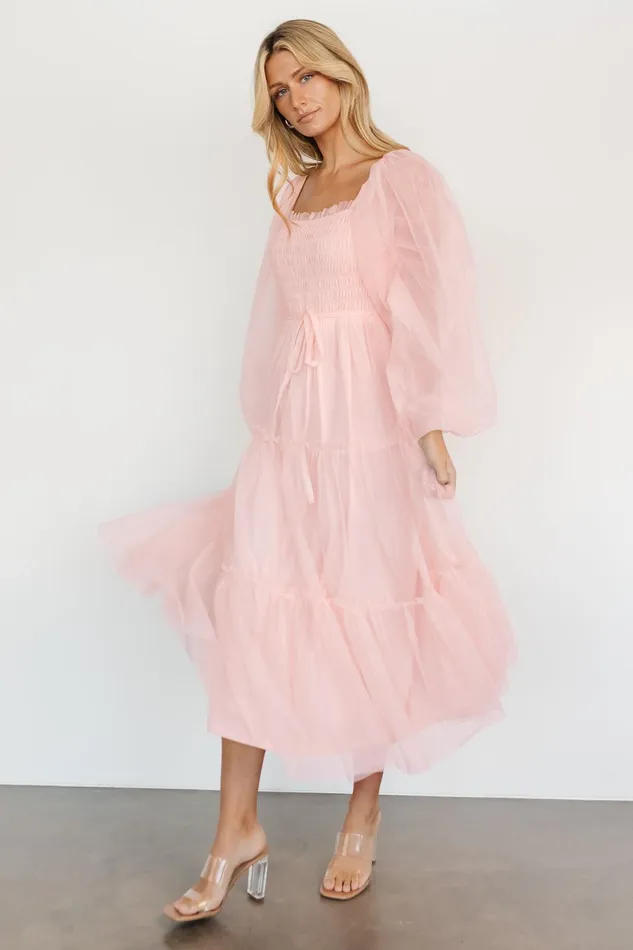 Katrina Tulle Maxi Dress Pale Blush Women Baltic Born Tulle Styles Katrina Tulle Maxi Dress Pale Blush Women Baltic Born Tulle Styles