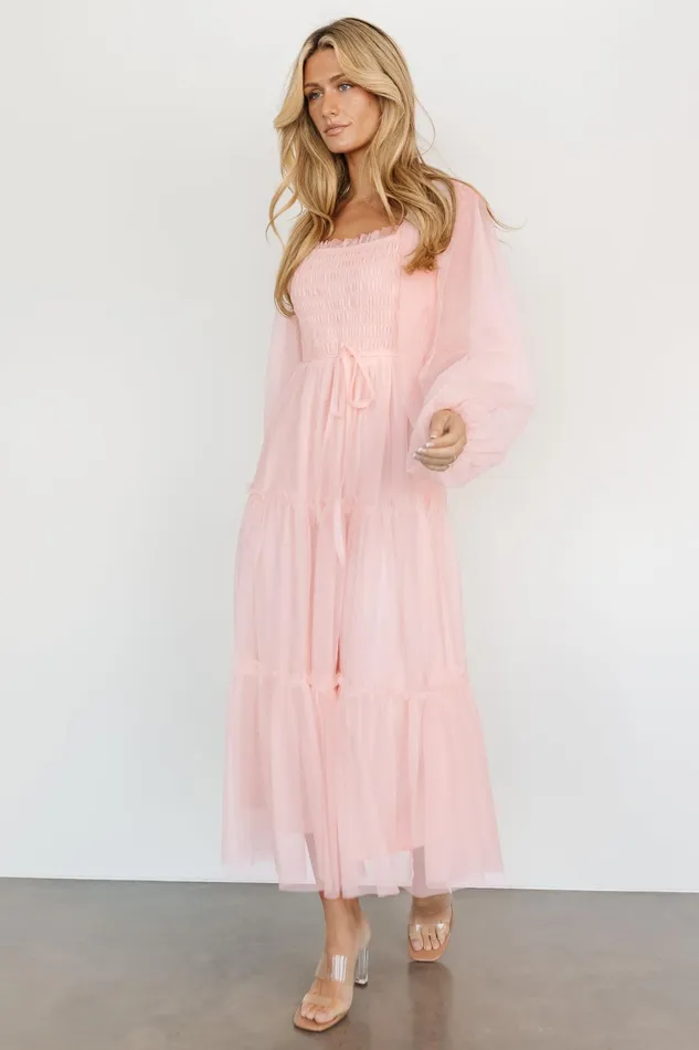 Katrina Tulle Maxi Dress Pale Blush Women Baltic Born Tulle Styles Katrina Tulle Maxi Dress Pale Blush Women Baltic Born Tulle Styles