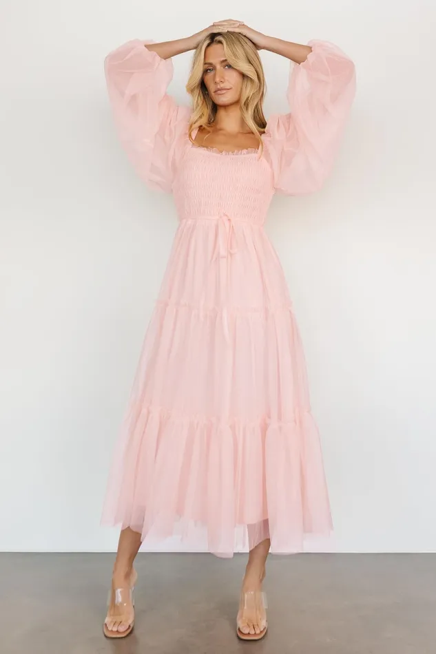 Katrina Tulle Maxi Dress Pale Blush Women Baltic Born Tulle Styles Katrina Tulle Maxi Dress Pale Blush Women Baltic Born Tulle Styles
