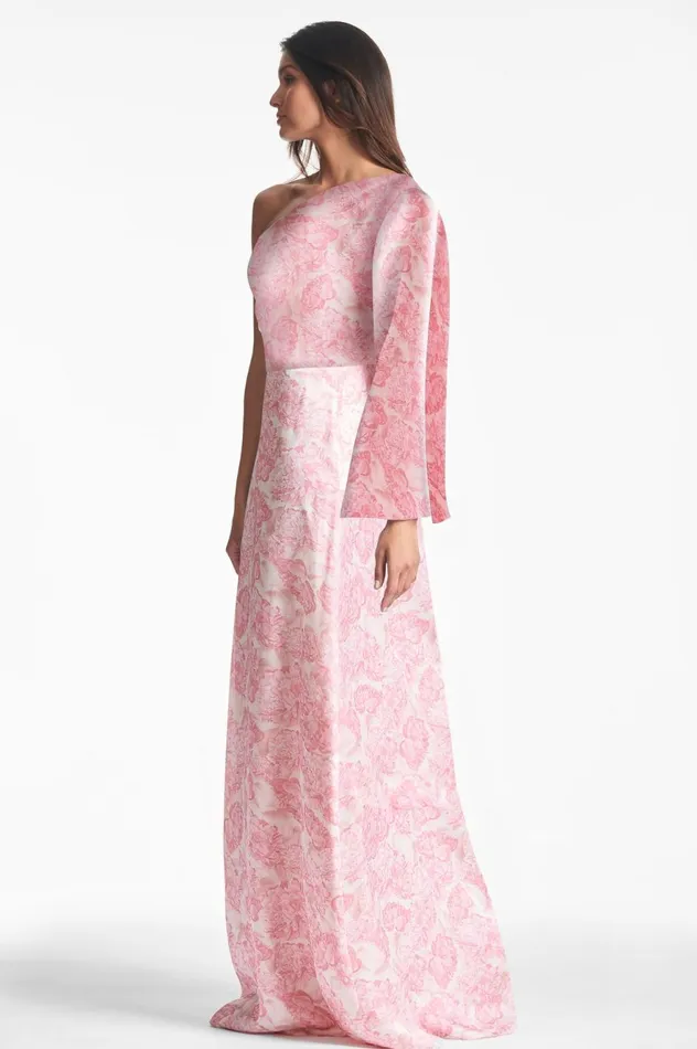 Keely Gown 8211 Rouge Damask Rose Women Sachin and Babi Formal