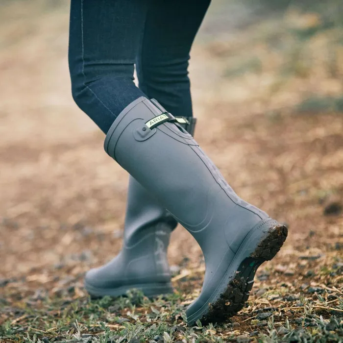 Kelmarsh Rubber Boot Grey Women Ariat Waterproof Boots Kelmarsh Rubber Boot Grey Women Ariat Waterproof Boots