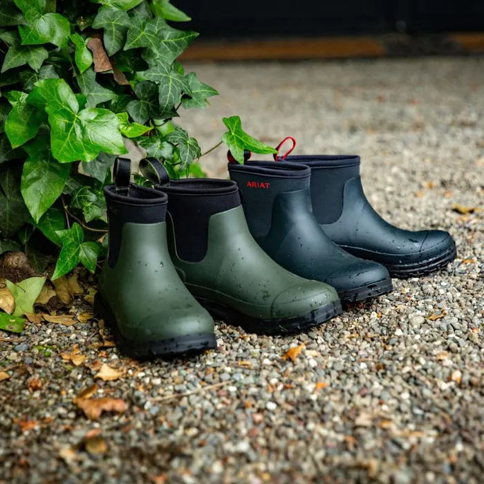 Kelmarsh Shortie Rubber Boot Dark Olive Women Ariat Waterproof Boots Kelmarsh Shortie Rubber Boot Dark Olive Women Ariat Waterproof Boots
