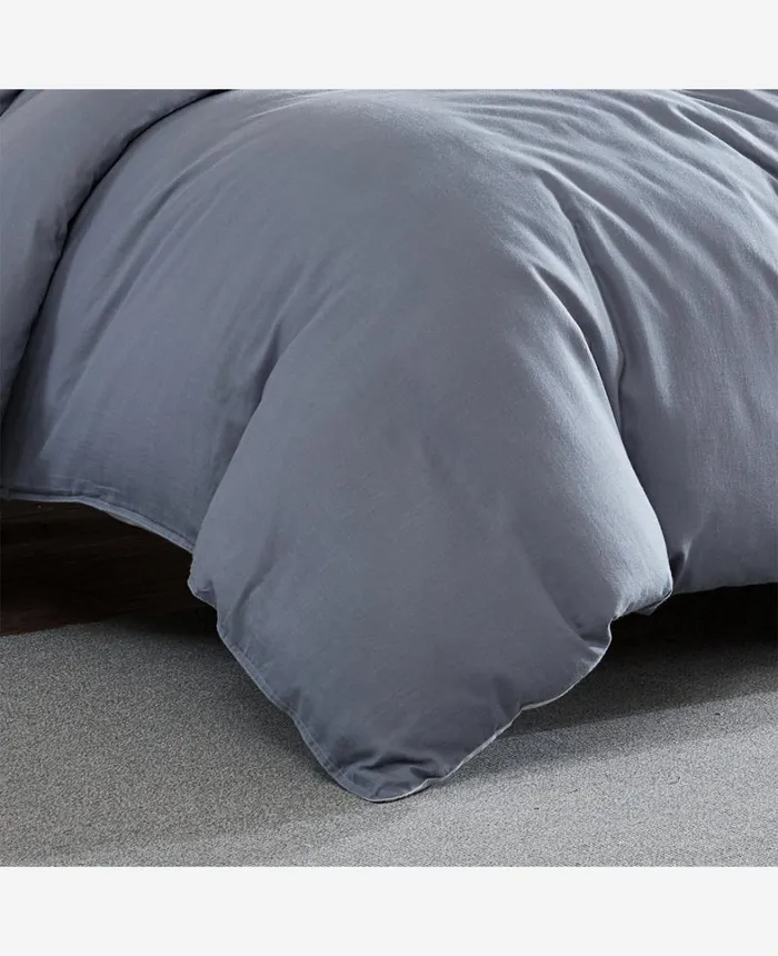 Kenneth Cole Bedding MenWomen Organic Cotton Grey Duvet Cover Set Open Dark Grey Kenneth Cole Bedding MenWomen Organic Cotton Grey Duvet Cover Set Open Dark Grey