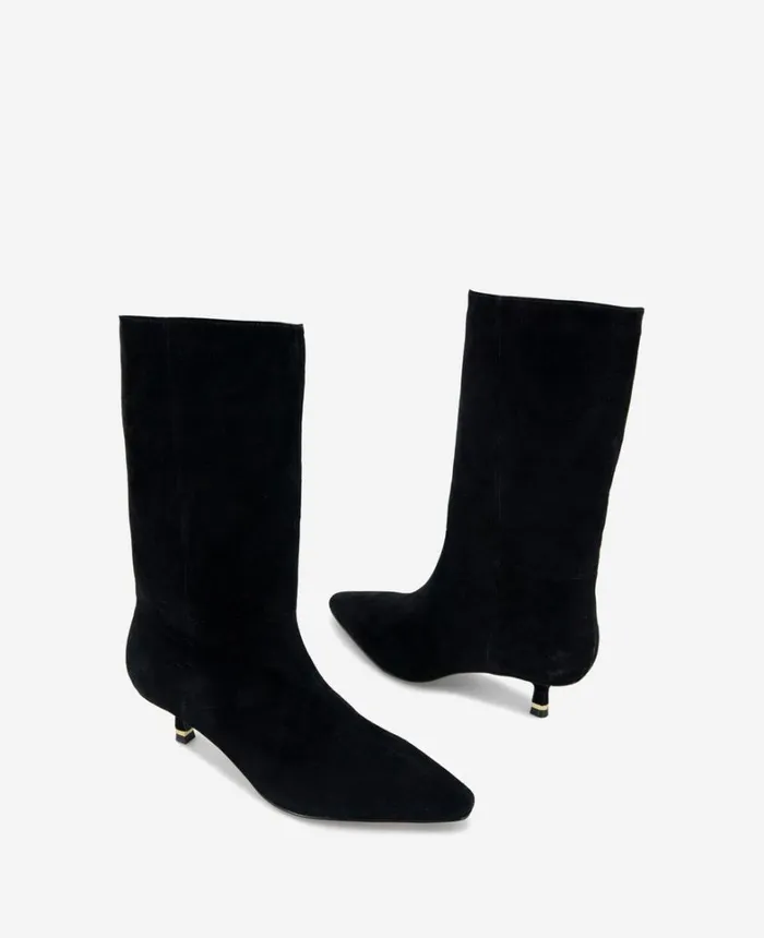 Kenneth Cole Boots and Booties Women Meryl Suede Bootie Black Suede Kenneth Cole Boots and Booties Women Meryl Suede Bootie Black Suede