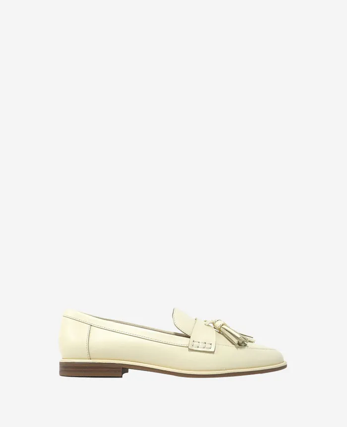Kenneth Cole Flats and Loafers Women Lyra Leather Loafer Lambs Wool Leather