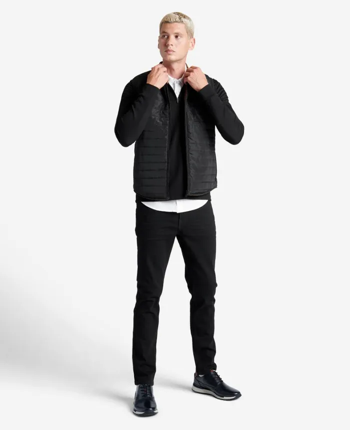 Kenneth Cole Jackets and Outerwear Men Reversible Vest Khaki Black Kenneth Cole Jackets and Outerwear Men Reversible Vest Khaki Black
