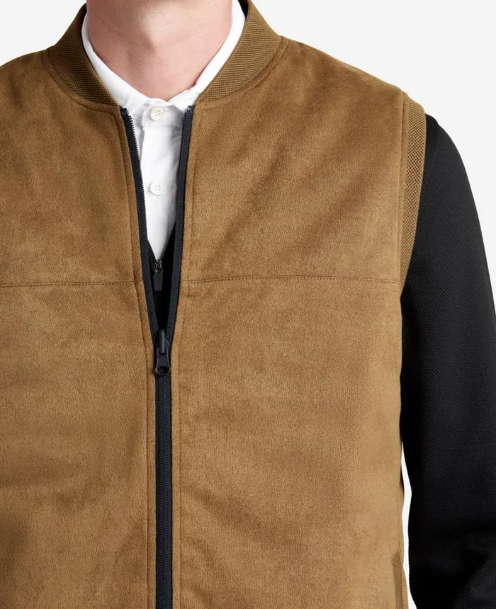 Kenneth Cole Jackets and Outerwear Men Reversible Vest Khaki Black Kenneth Cole Jackets and Outerwear Men Reversible Vest Khaki Black