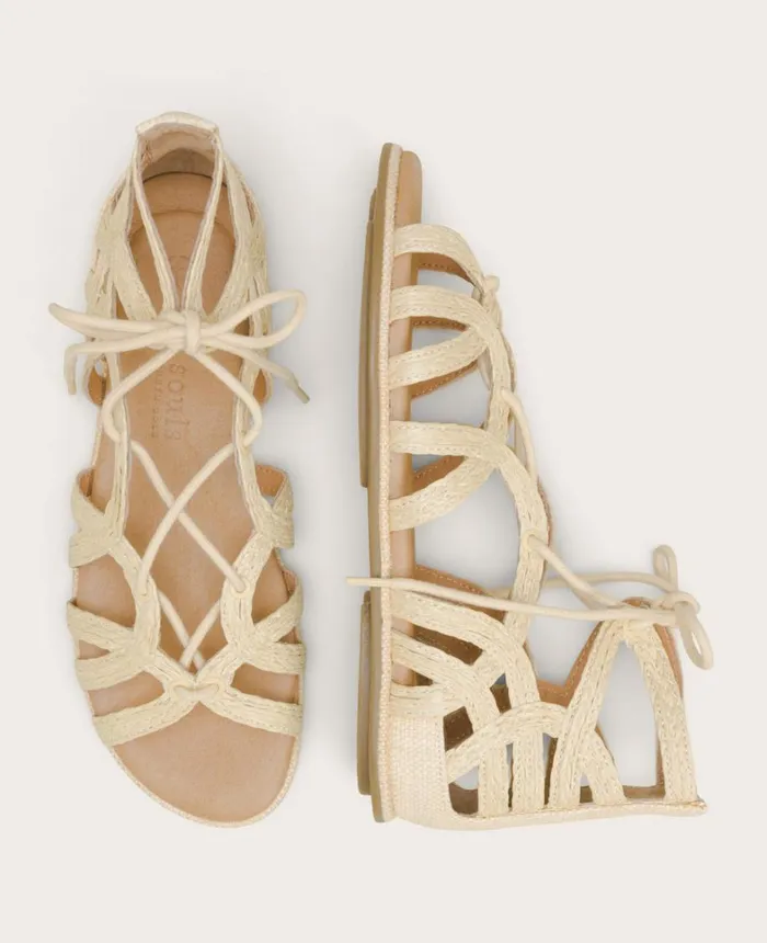 Kenneth Cole Sandals and Wedges Women GENTLE SOULS 8211 Break My Heart Gladiator Sandal Natural Raffia Kenneth Cole Sandals and Wedges Women GENTLE SOULS 8211 Break My Heart Gladiator Sandal Natural Raffia