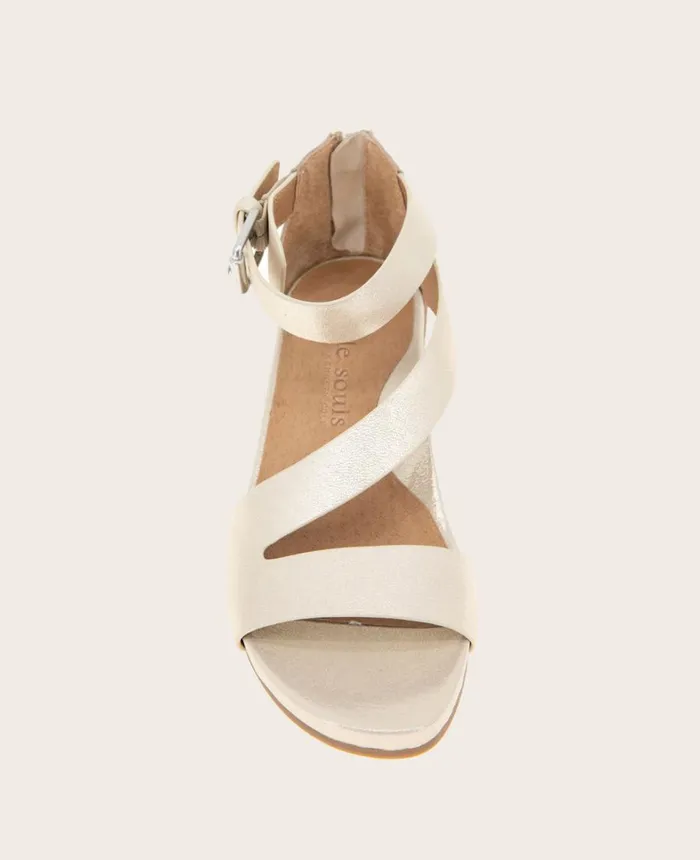 Kenneth Cole Sandals and Wedges Women GENTLE SOULS Gwen Leather Wedge Sandal Ice Kenneth Cole Sandals and Wedges Women GENTLE SOULS Gwen Leather Wedge Sandal Ice