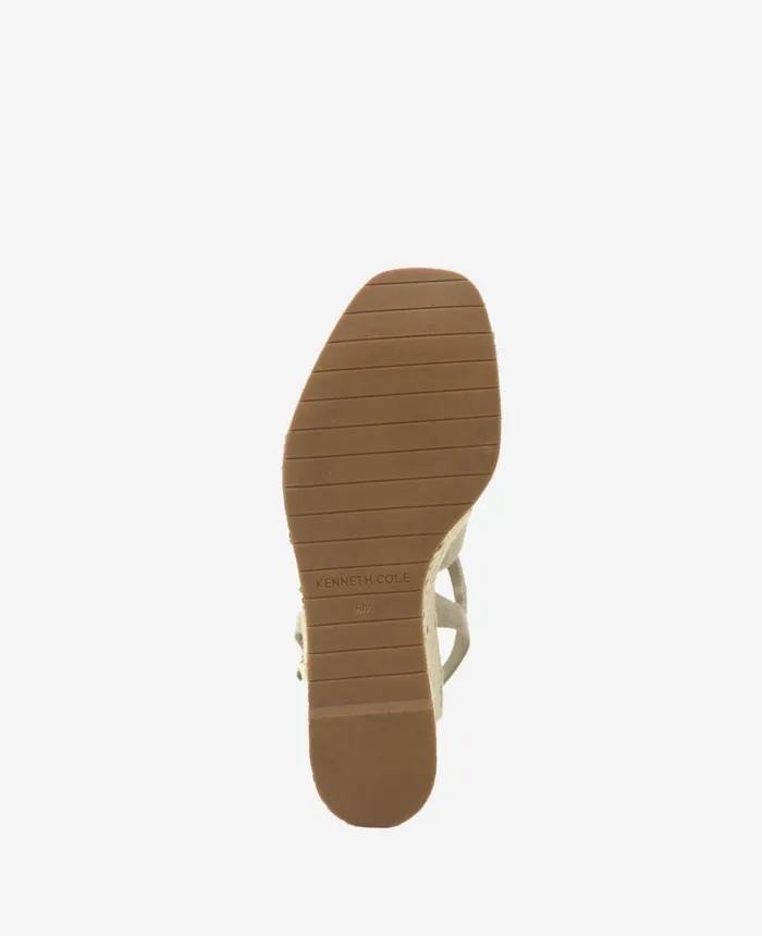 Kenneth Cole Sandals and Wedges Women The Solace Platform Espadrille Wedge Sandal Almond Suede Kenneth Cole Sandals and Wedges Women The Solace Platform Espadrille Wedge Sandal Almond Suede