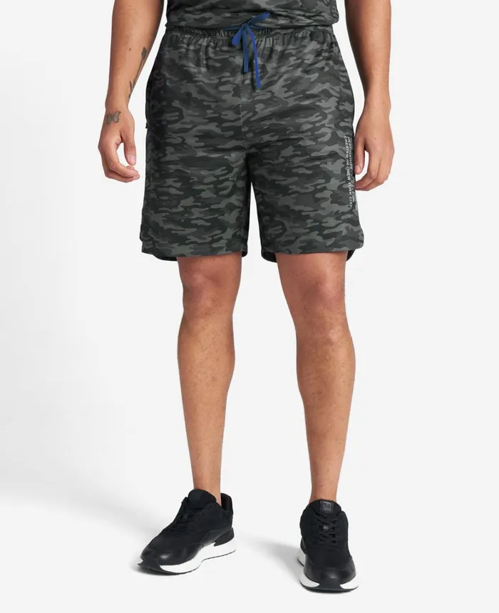 Kenneth Cole Shorts Men Active Stretch Short Black Camo Kenneth Cole Shorts Men Active Stretch Short Black Camo