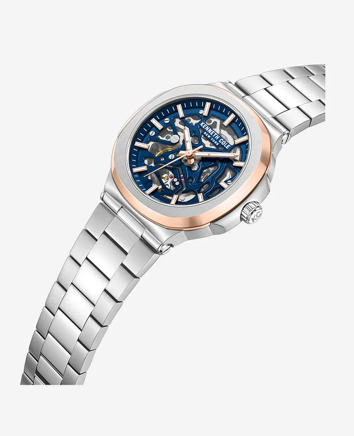 Kenneth Cole Watches Men Kenneth Cole New York Automatic Bracelet Watch Silver Kenneth Cole Watches Men Kenneth Cole New York Automatic Bracelet Watch Silver