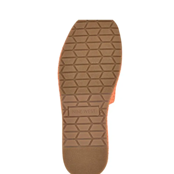Keziah Flatform Slide Sandals Orange Women Nine West Casual Keziah Flatform Slide Sandals Orange Women Nine West Casual