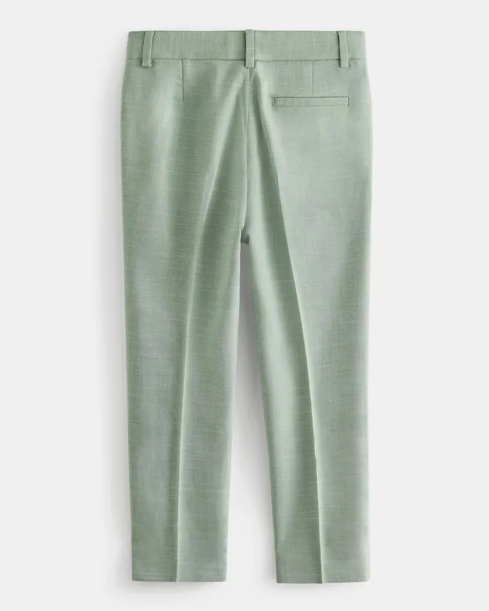 Kids ANGHEL 8211 Marled Pleated Suit Trousers Green Ted Baker Older Boys Kids ANGHEL 8211 Marled Pleated Suit Trousers Green Ted Baker Older Boys