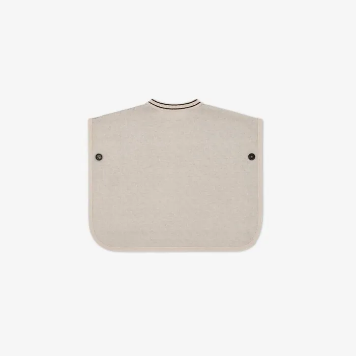 Kids Beige Cotton And Cashmere And Ff Logo Reversible Baby Cape Fendi Baby Boy