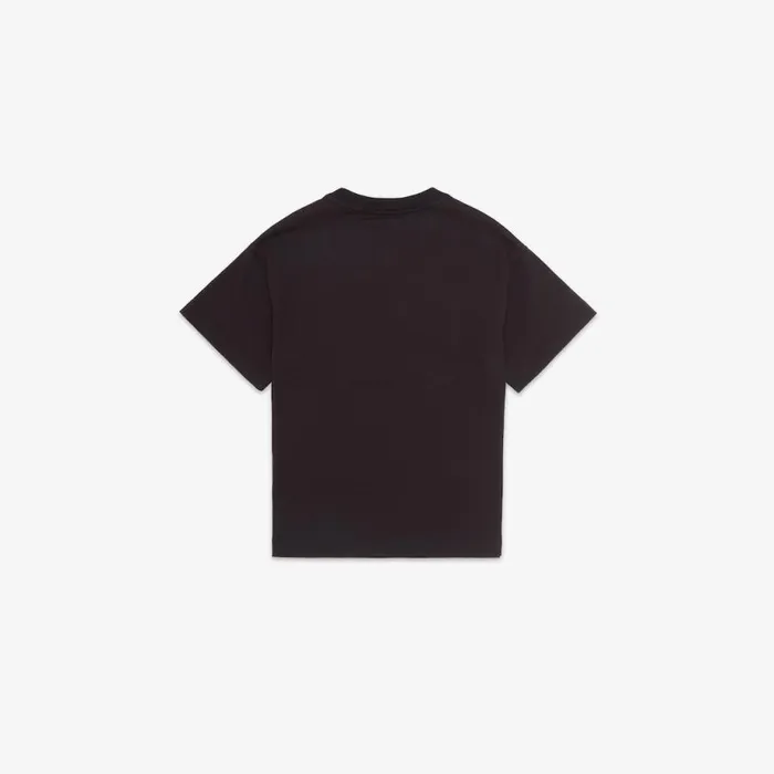 Kids Black Jersey Junior TShirt With Silver Print Multicolour Fendi Ready To Wear