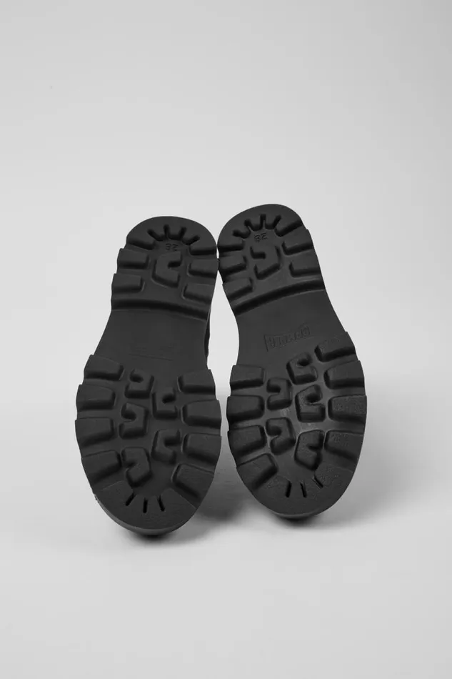 Kids Camper Boots Brutus Black Leather Ankle Boots For Kids Kids Camper Boots Brutus Black Leather Ankle Boots For Kids