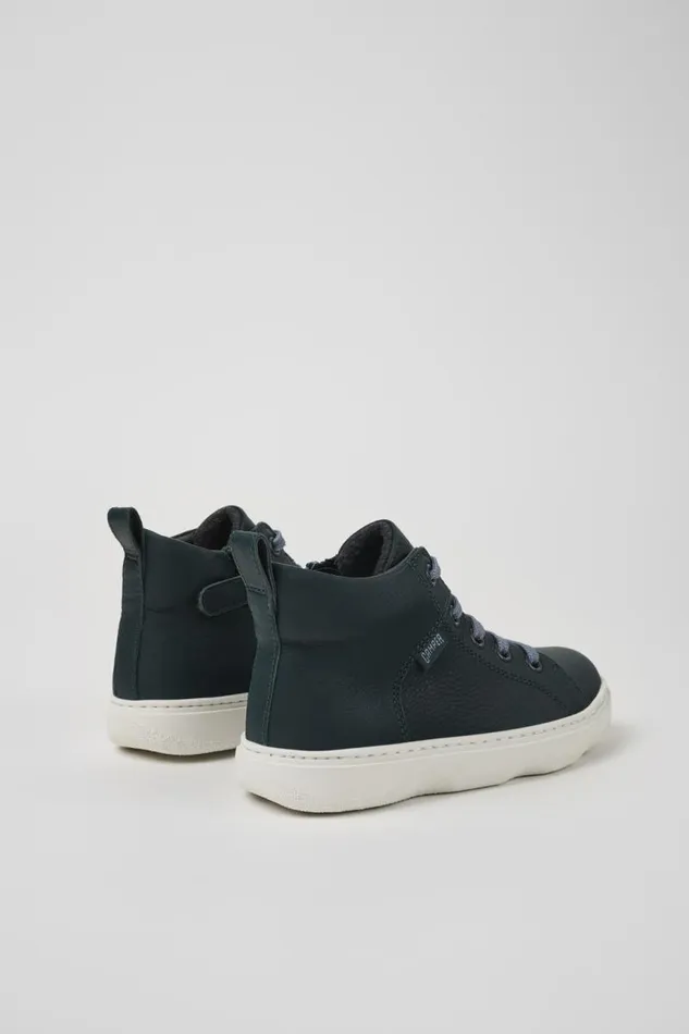 Kids Camper Boots Kiddo Dark Green Leather Ankle Boots For Kids Kids Camper Boots Kiddo Dark Green Leather Ankle Boots For Kids