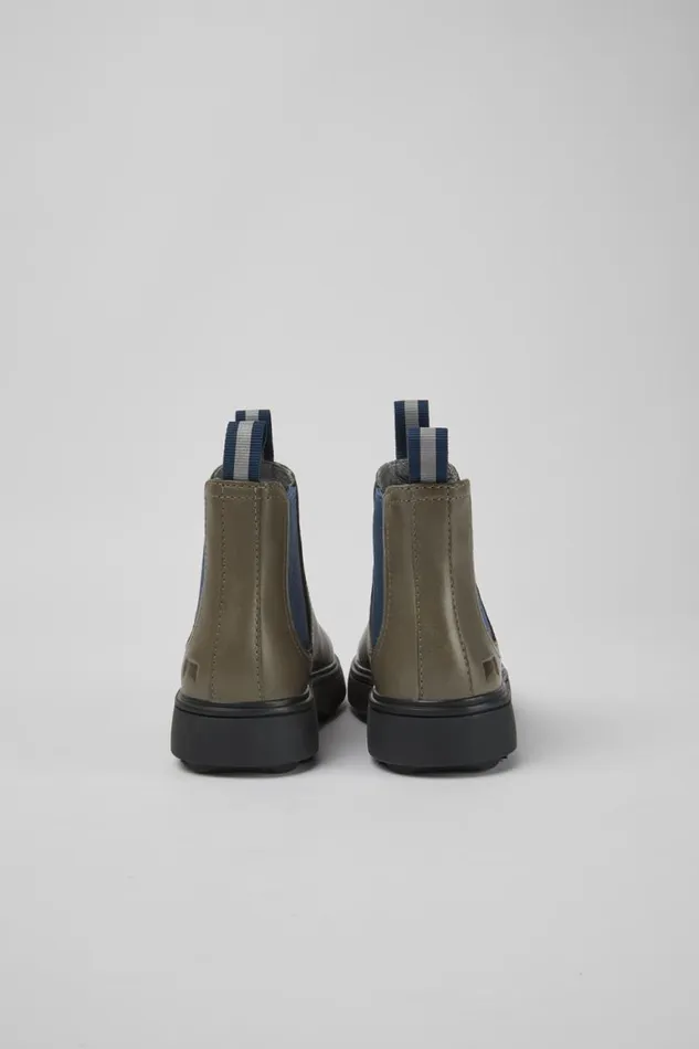 Kids Camper Boots Norte Gray And Blue Ankle Boots Kids Camper Boots Norte Gray And Blue Ankle Boots