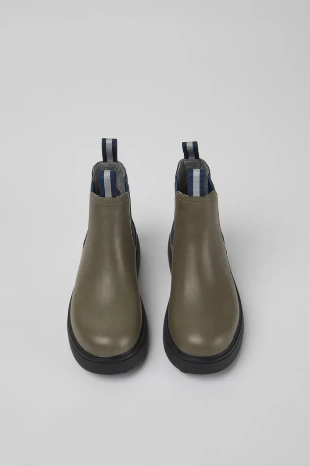 Kids Camper Boots Norte Gray And Blue Ankle Boots Kids Camper Boots Norte Gray And Blue Ankle Boots