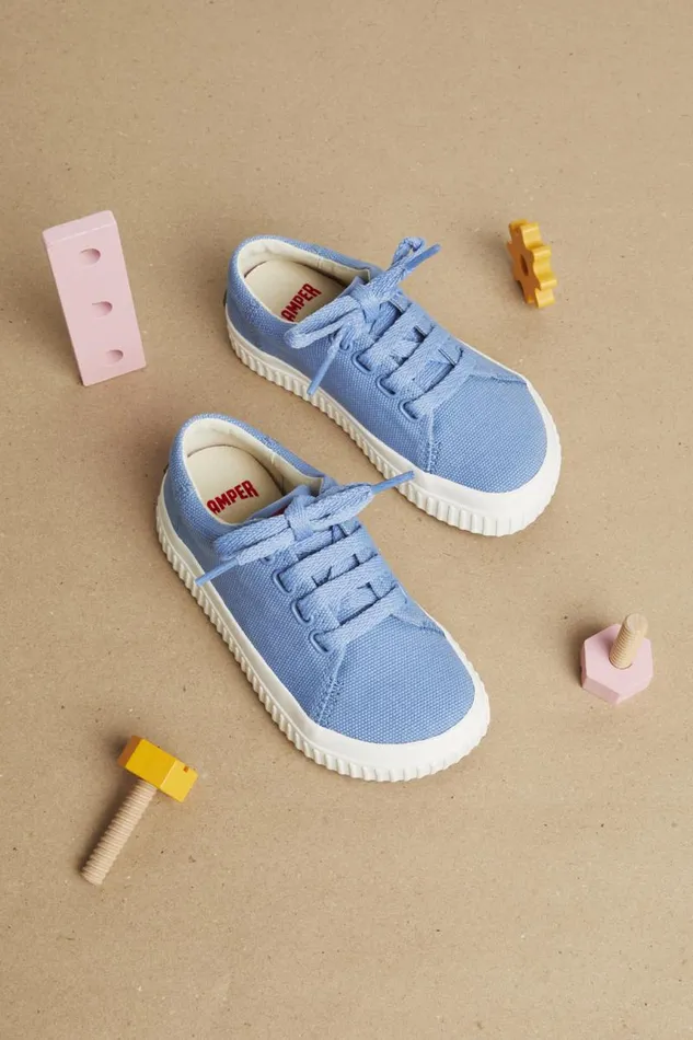 Kids Camper Sneakers Peu Roda Blue Textile Sneaker Kids Camper Sneakers Peu Roda Blue Textile Sneaker