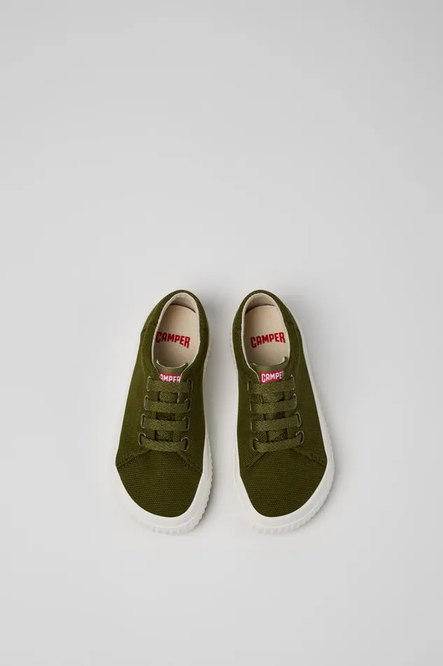 Kids Camper Sneakers Peu Roda Green Textile Sneaker Kids Camper Sneakers Peu Roda Green Textile Sneaker