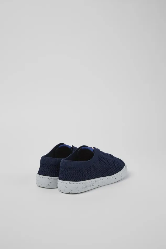 Kids Camper Sneakers Peu Touring Blue Textile Slipon Kids Camper Sneakers Peu Touring Blue Textile Slipon