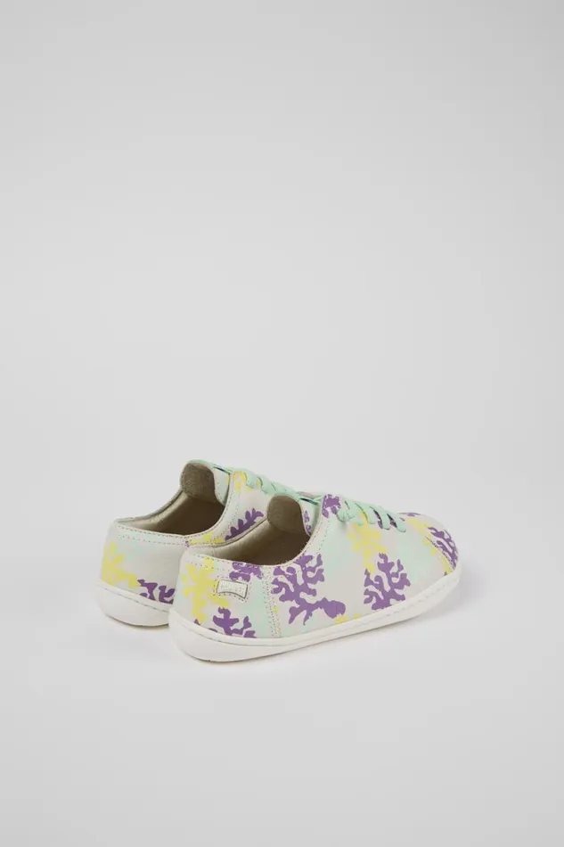 Kids Camper Sneakers Twins Multicolored Leather Slipon Kids Camper Sneakers Twins Multicolored Leather Slipon