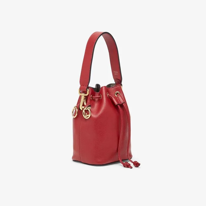 Kids Mini Mon Tresor With Fendi Logo Red Fendi Accessories