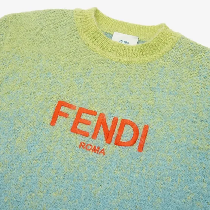 Kids Multicolour Mohair Pullover Multicolour Fendi Ready To Wear