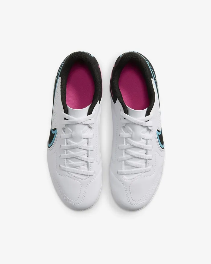 Kids Nike Jr Tiempo Legend 9 Club MG WhiteBaltic BluePink BlastBlack Nike Soccer