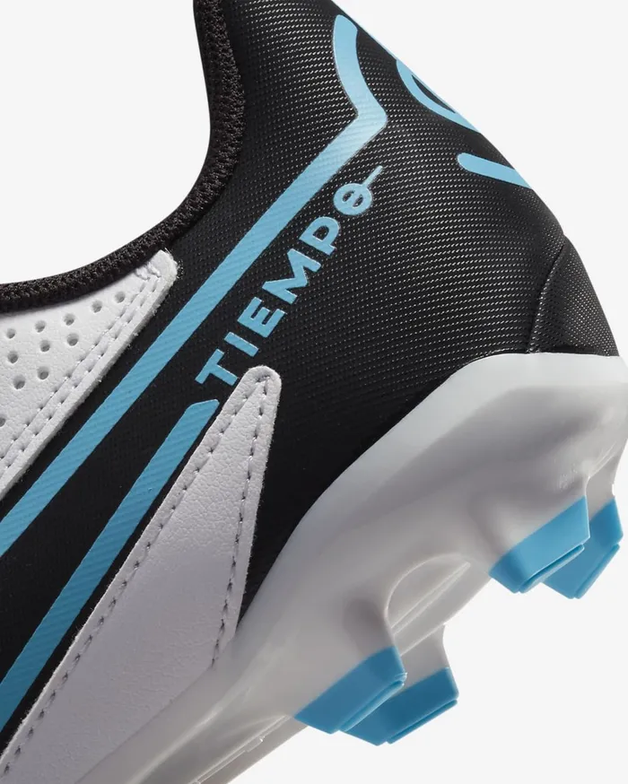 Kids Nike Jr Tiempo Legend 9 Club MG WhiteBaltic BluePink BlastBlack Nike Soccer