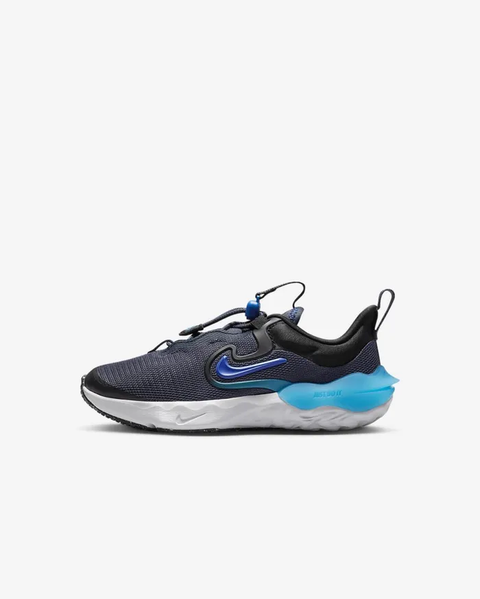 Kids Nike Run Flow Thunder BlueBlackBlue LightningRacer Blue Nike Running