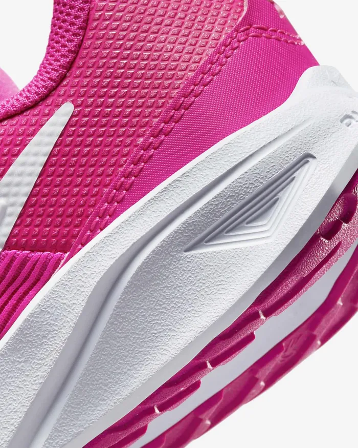 Kids Nike Star Runner 4 Fierce PinkBlackPlayful PinkWhite Nike Running