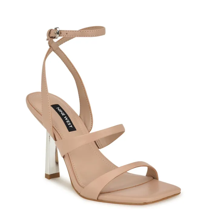 Kiya Ankle Strap Sandals Light Natural Women Nine West Dress Kiya Ankle Strap Sandals Light Natural Women Nine West Dress