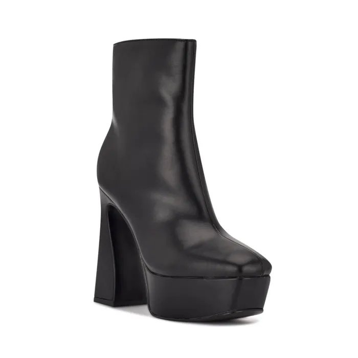 Klinda Platform Booties Black Women Nine West Boots and Booties Klinda Platform Booties Black Women Nine West Boots and Booties