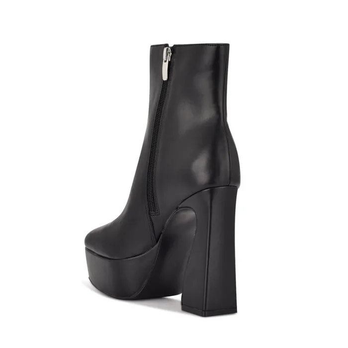 Klinda Platform Booties Black Women Nine West Boots and Booties Klinda Platform Booties Black Women Nine West Boots and Booties
