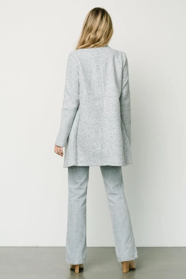 Knoll Notch Jacket Heather Light Blue Women Baltic Born Outerwear