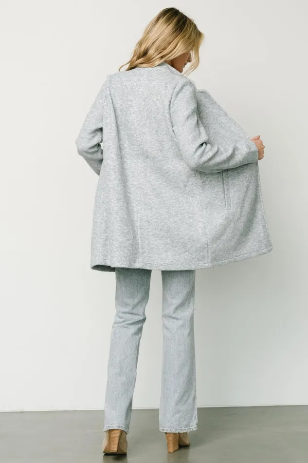 Knoll Notch Jacket Heather Light Blue Women Baltic Born Outerwear