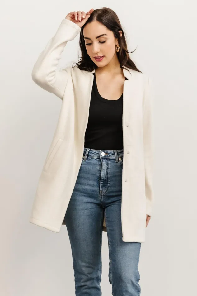 Knoll Notch Jacket Ivory Women Baltic Born Outerwear
