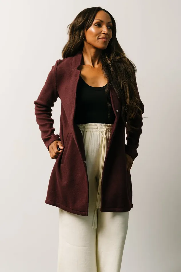 Knoll Notch Jacket Wine Women Baltic Born Outerwear