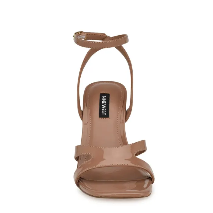 Kuane Ankle Strap Sandals Brown Women Nine West Heeled Kuane Ankle Strap Sandals Brown Women Nine West Heeled