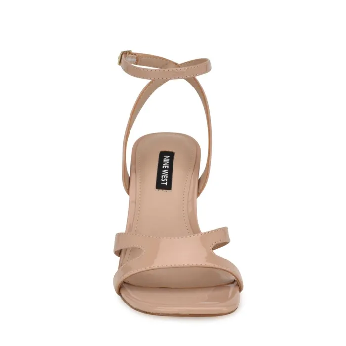 Kuane Ankle Strap Sandals Natural Women Nine West Mid Heels Kuane Ankle Strap Sandals Natural Women Nine West Mid Heels