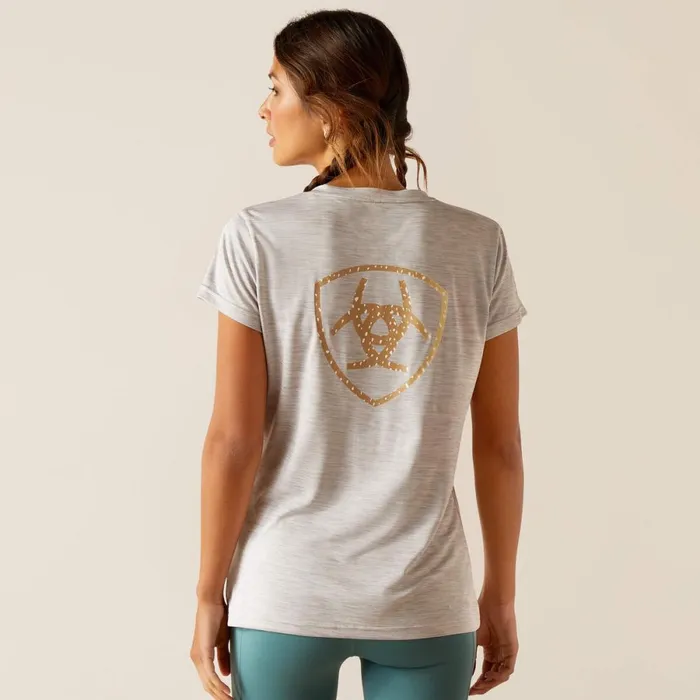 Laguna Logo Top Grey Women Ariat TShirts and Tops