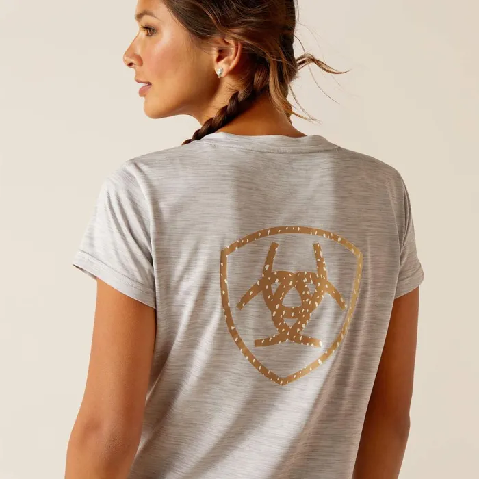 Laguna Logo Top Grey Women Ariat TShirts and Tops Laguna Logo Top Grey Women Ariat TShirts and Tops