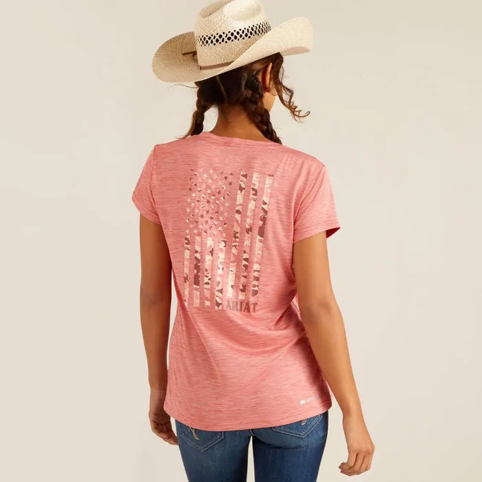 Laguna Patriot TShirt Faded Rose Women Ariat TShirts and Tops