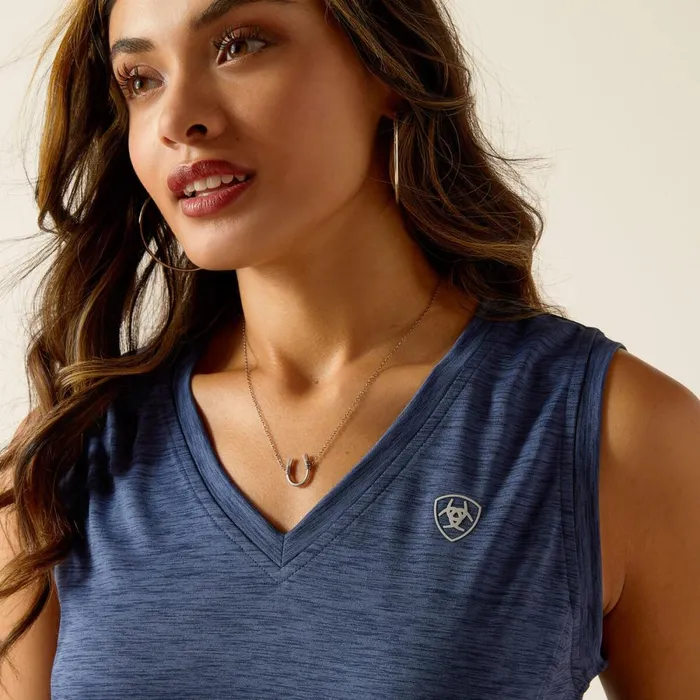 Laguna Tank Admiralty Blue Women Ariat TShirts and Tops Laguna Tank Admiralty Blue Women Ariat TShirts and Tops
