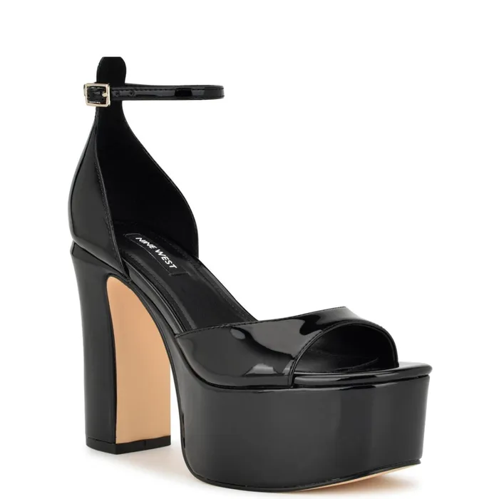 Liya Dress Sandals Black Women Nine West Heeled Liya Dress Sandals Black Women Nine West Heeled