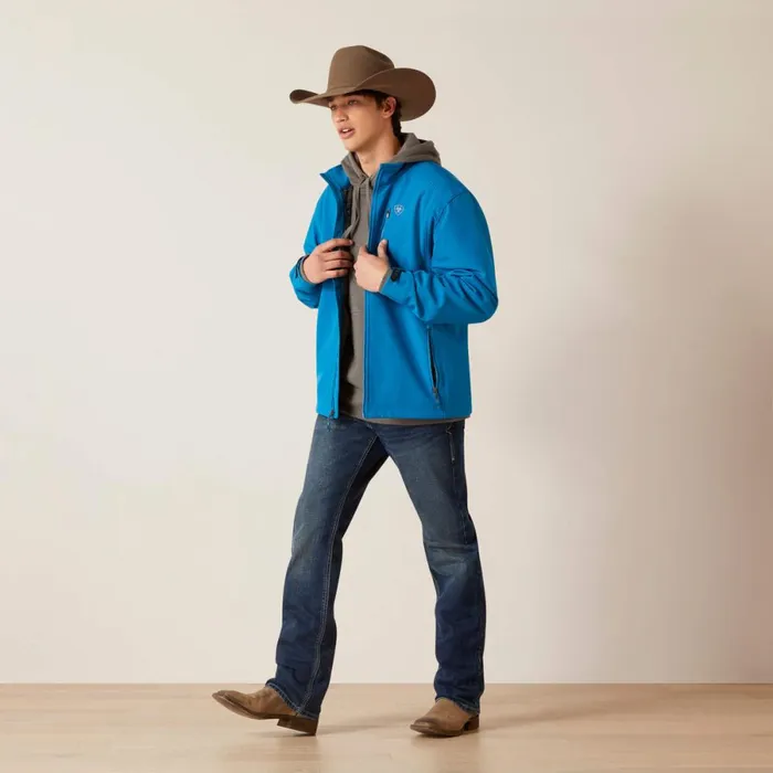 Logo 20 Softshell Jacket Mykonos Blue Men Ariat Jackets and Vests Logo 20 Softshell Jacket Mykonos Blue Men Ariat Jackets and Vests