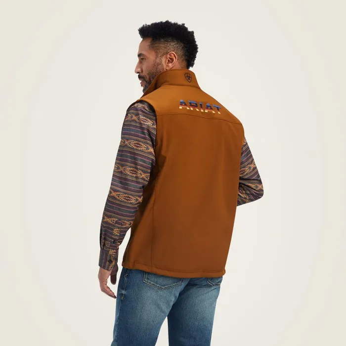 Logo 20 Softshell Vest Chestnut Men Ariat Jackets and Vests Logo 20 Softshell Vest Chestnut Men Ariat Jackets and Vests